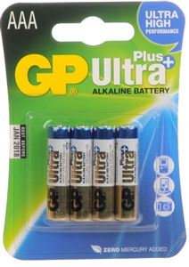 Baterie BP AAA Ultra Plus 1,5 V 4 Ks